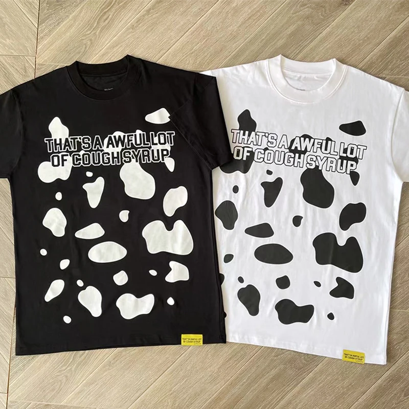 

Футболка из чистого хлопка с забавным принтом, стандартного кроя, износостойкая, повседневная, летняя, для мужчин и женщин