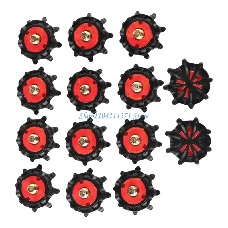 

P9FC 14 шт., сменные шипы для обуви для гольфа на открытом воздухе, нескользящие шипы для гольфа