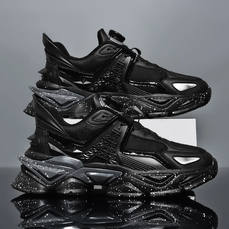 

Мужские четырехсезонные кроссовки, дышащие новые скоростные кроссовки, уличная износостойкая удобная гоночная спортивная обувь на мягкой подошве ﻿