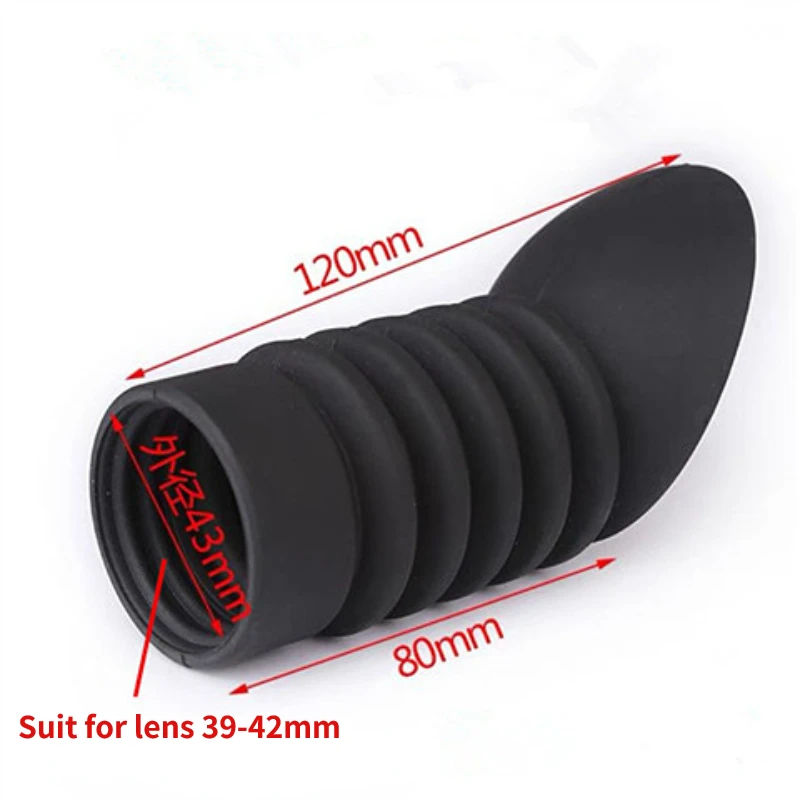 1PC Anti-impact Flexible Tactical Eye Guard Recoil Protector Cover for Rifle Scope Eyeshade Shockproof Telescope Eyepiece Shield