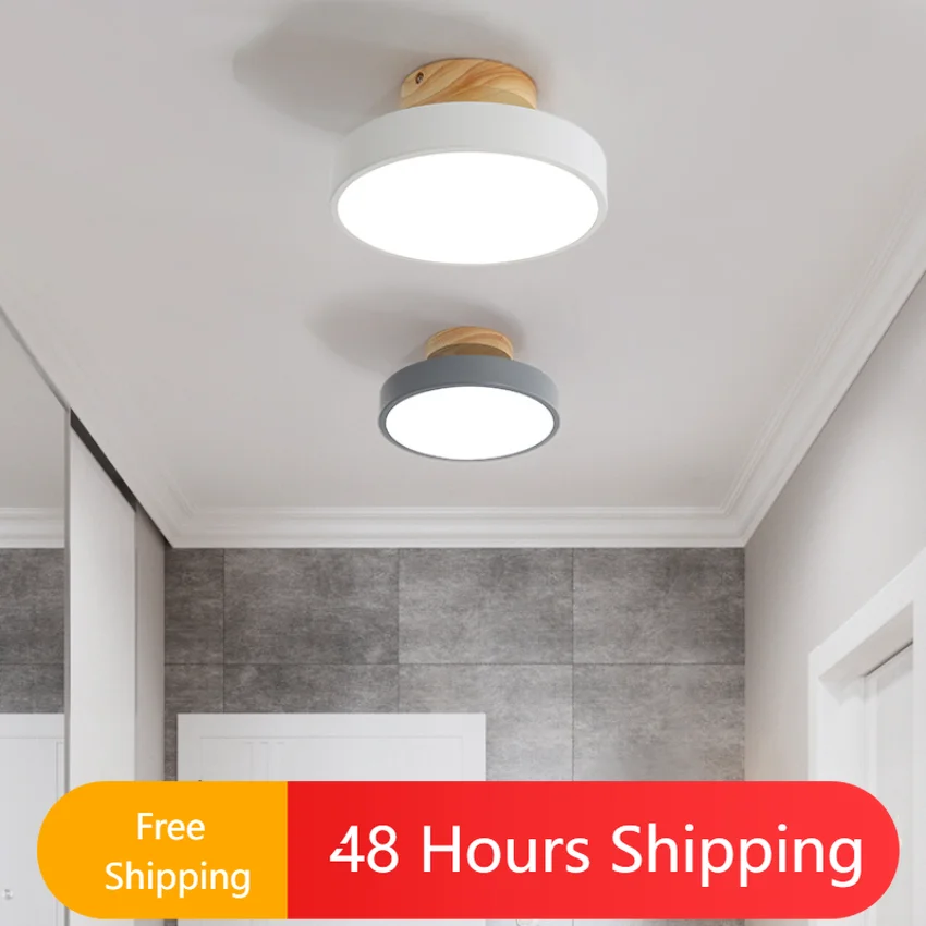 

Nordic Led Ceiling Lights for Hallway Aisle Corridor Bedroom Decoration Round Lamp Modern Lighting Indoor Home Restaurant Simple