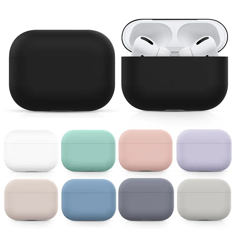 

Wireless Bluetooth Earphone Case For Apple Airpods Pro Silicone Cover Case for apple airpods pro Fundas Accessories skin sticker