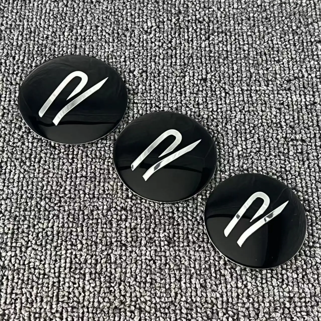 R Emblema Roda Centro Cubo Cap Adesivo, Acessórios para Volkswagen VW R-Line GTI Polo Golf Touareg Passat Magotan Tiguan Jetta