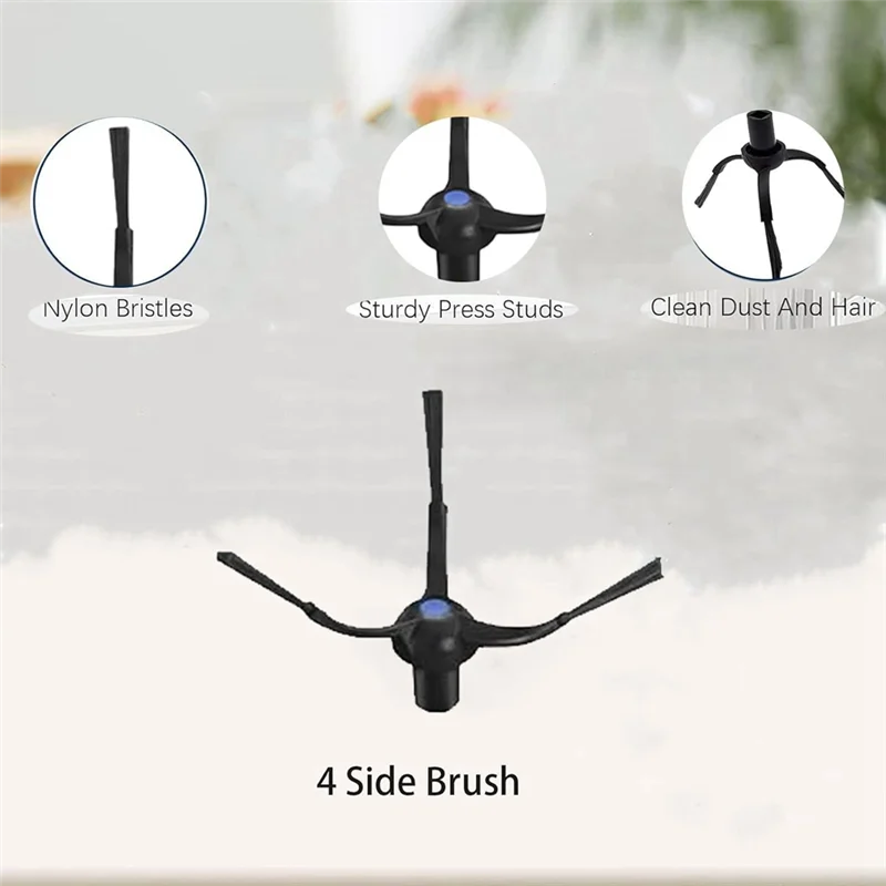 ABUD-164PCS อะไหล่สําหรับ ECOVACS DEEBOT X5 PRO / X5 Pro OMNI เครื่องดูดฝุ่น Mop ผ้ากรอง Hepa หลักแปรงด้านข้าง