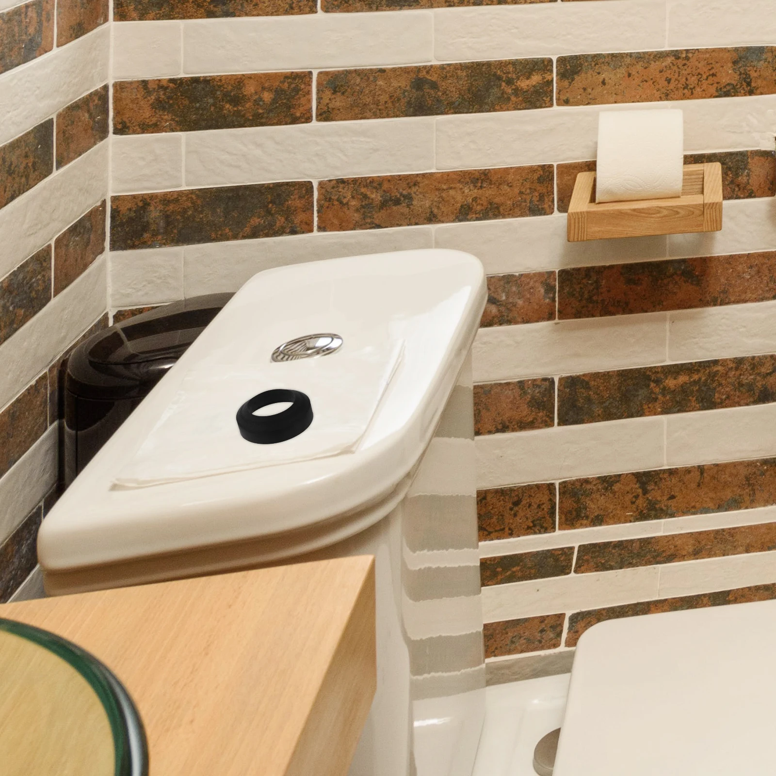 

Dual Toilet Tank To Bowl Gaskets Replacement Seal Cushion Leak Proof Durable Rubber Easy Install Repair Solution For Toilet