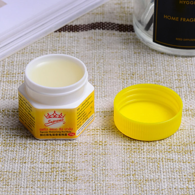 1 Box 20g Natural Banana Oil Anti-Drying Crack Foot Cream Heel Cracked Repair Cream Removal Dead Skin Hand Feet Care