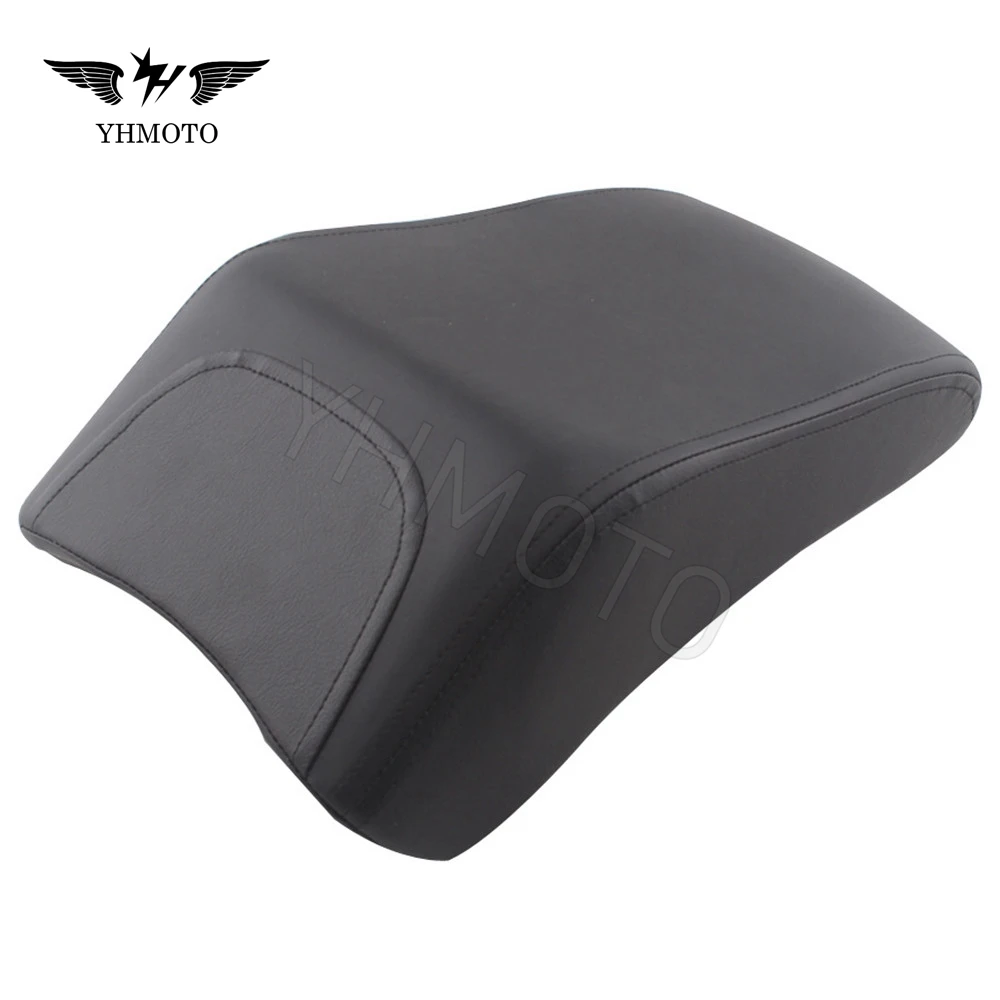 for Harley Softail Fat Boy FLSTF 2008-2014 Motorcycle Touring Parts Rear Passenger Soft Solo Leather Seat Pad Cushion