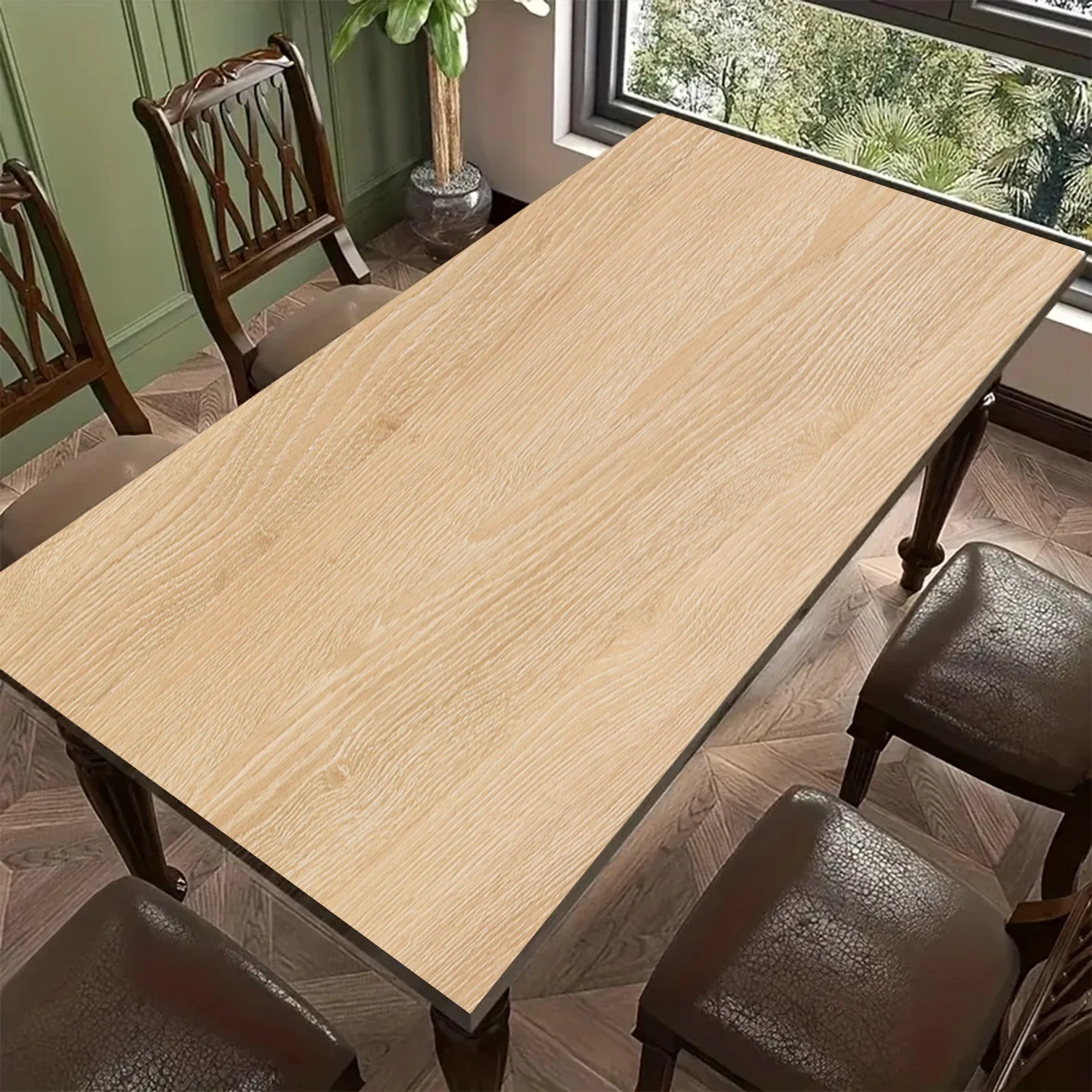 

55 см виниловые водонепроницаемые 3D наклейки под дерево для гардероба, шкафа, стола, мебели, самоклеящиеся обои из ПВХ, домашний декор