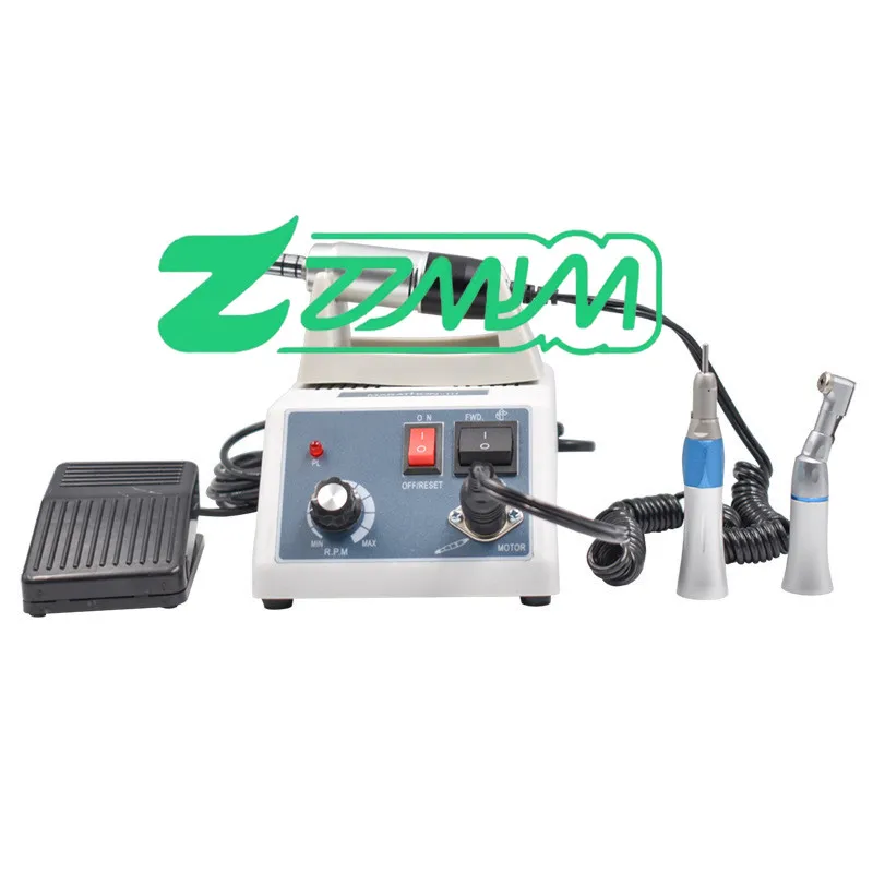 

Portable Lab Nail Drills 35,000RPM With Contra Angle & Straight Handpiece N3 Micromotor for Stone Jewelry Denture