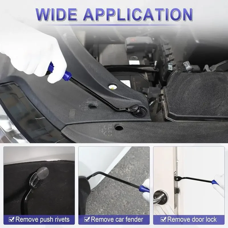 Auto Dismantle Tools Kit Plastic Kit Car Door Clip Panel Trim Radio Dash Audio Removal Installer Pry Kit Conversion Repairing view 6