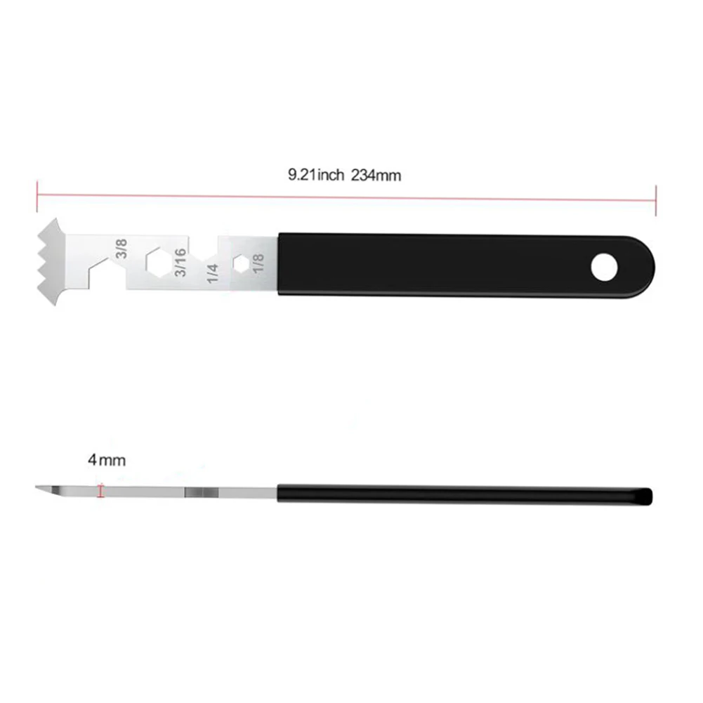 เครื่องมือขูดปูนบล็อก ขนาดประมาณ 234*20 มม. พร้อมฟันละเอียดในตัว ขูดปูนได้อย่างมีประสิทธิภาพ