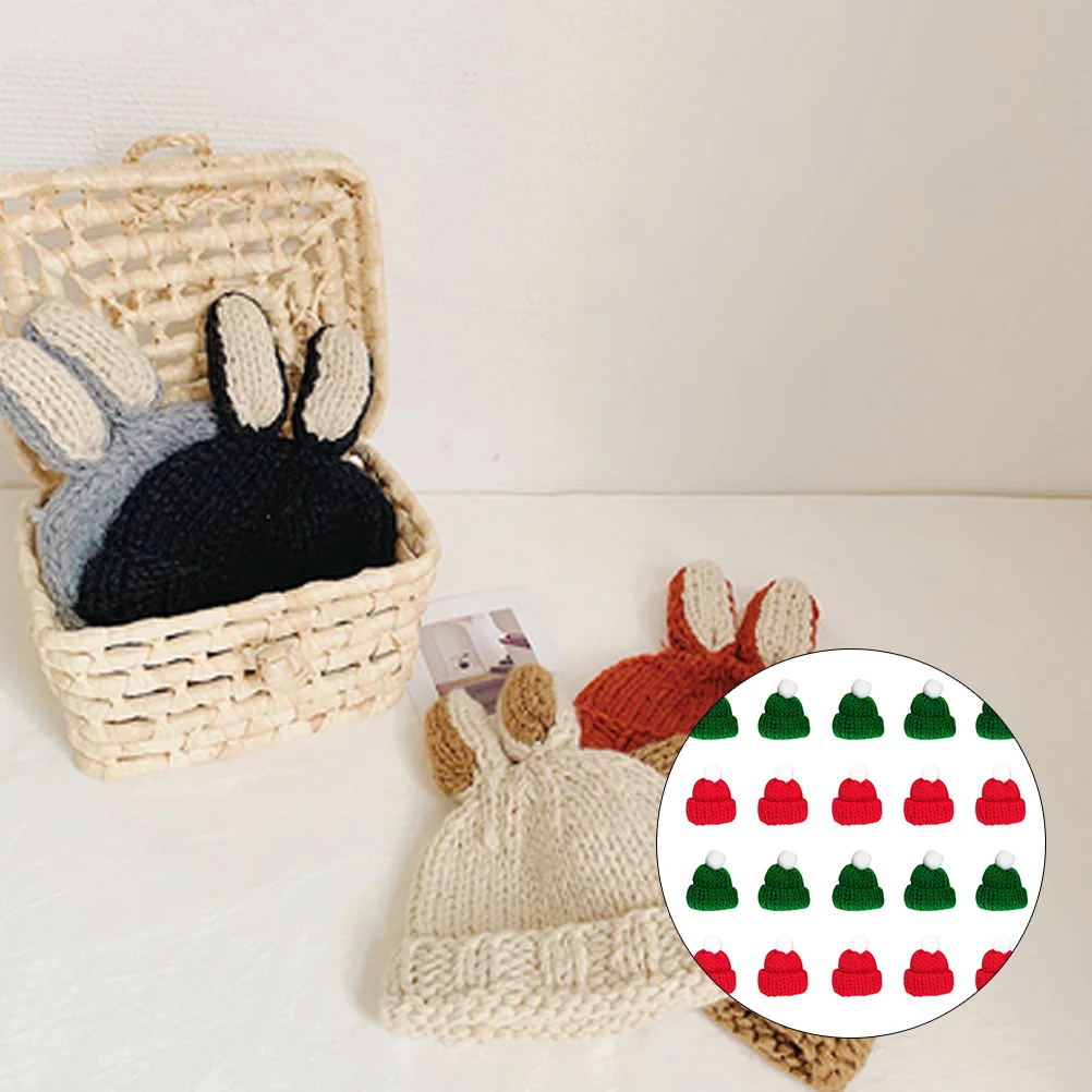 DIY Kerstmuts Kerstmutsen Bulk Wijnflesdop Rode Breiwol voor