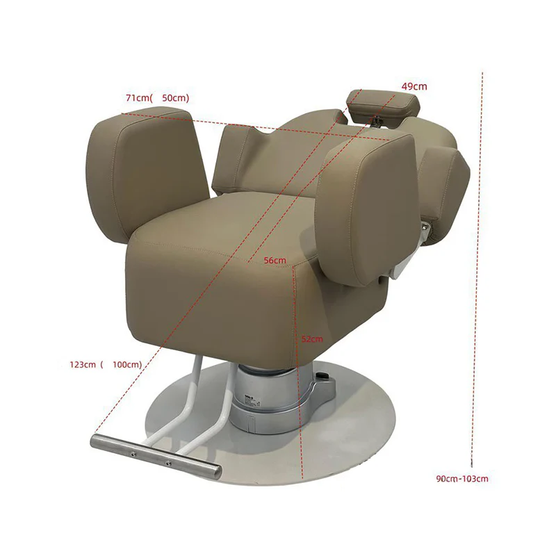 Barber Chair Hairdressing Salon Complete Furniture Manicurist Chairs Beauty Men's Shaving Silla Barberia Auxiliary Tattoo