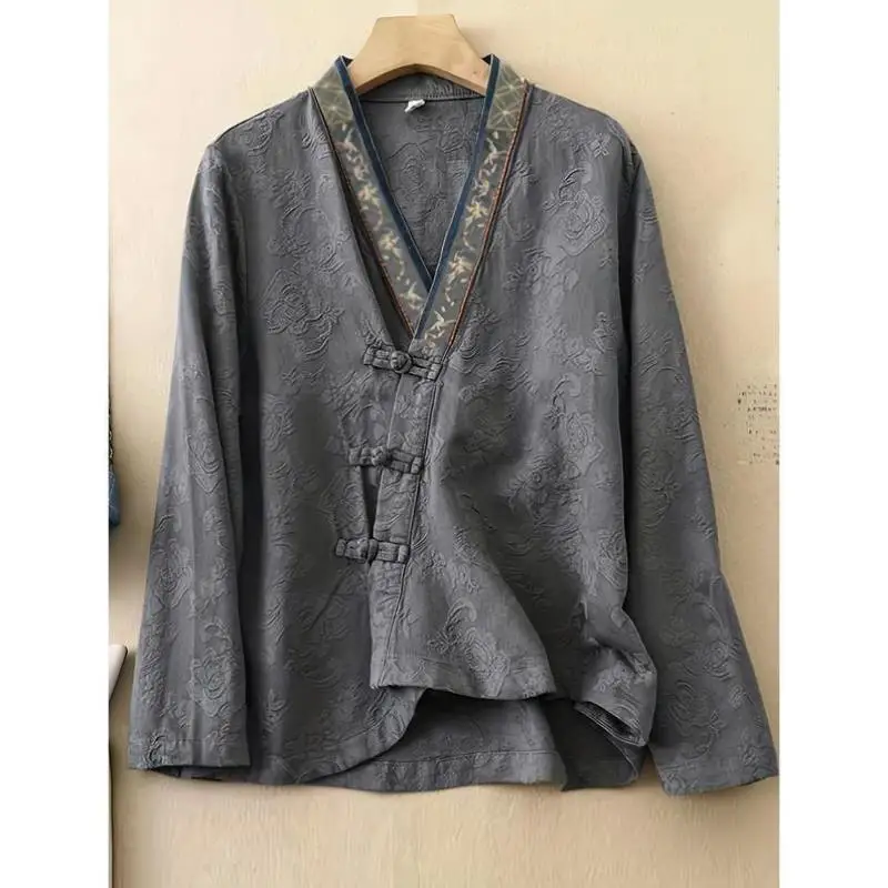 

Женский свободный воротник с вышивкой в стиле ретро, весна-осень-зима, новый повседневный спортивный костюм Seven Sve, футболка ort Pants