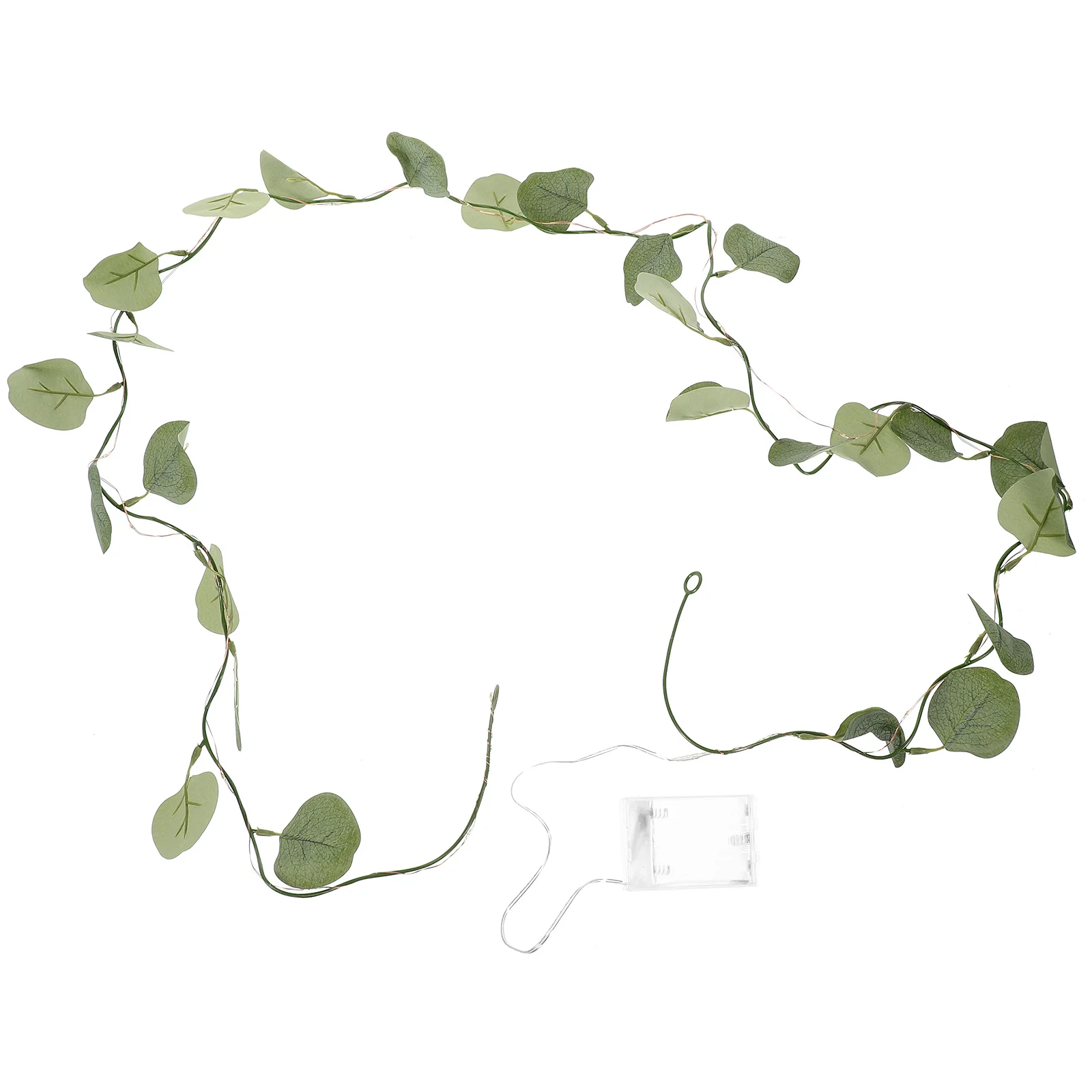 2M LED سلسلة ضوء مع أوراق الأوكالبتوس تصميم 20 لمبة الاصطناعي الكرمة الجنية ضوء لديكور نافذة الجدار الداخلي