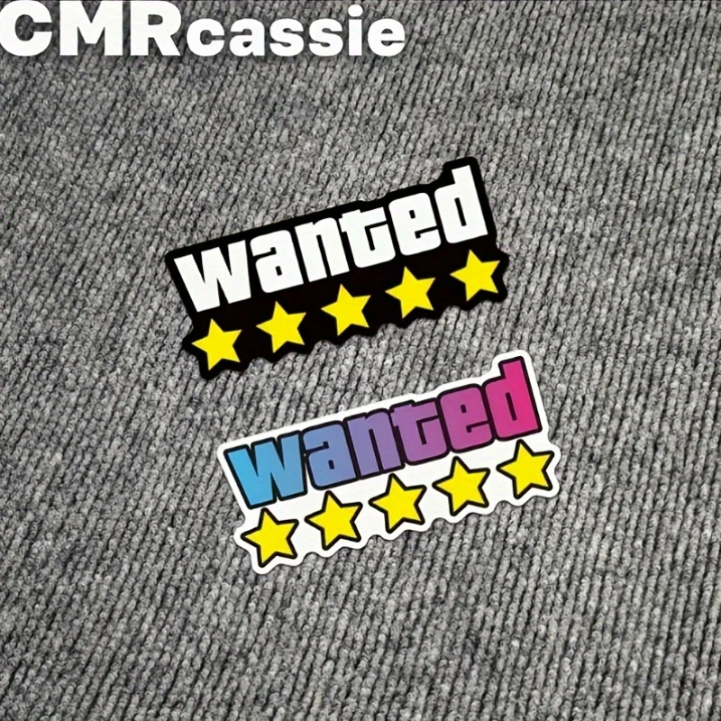 

Набор наклеек на окна и бамперы Limited Edition Five-Star WANTED - водонепроницаемая виниловая наклейка с изображением Wanted