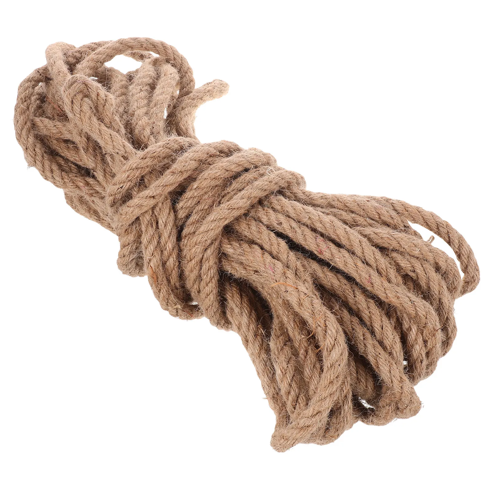 Heavy Duty Jute Rope Cord Thick Natural Twisted String for Bundling Gardening Crafting Wrapping Twine String Heavy Duty Rope