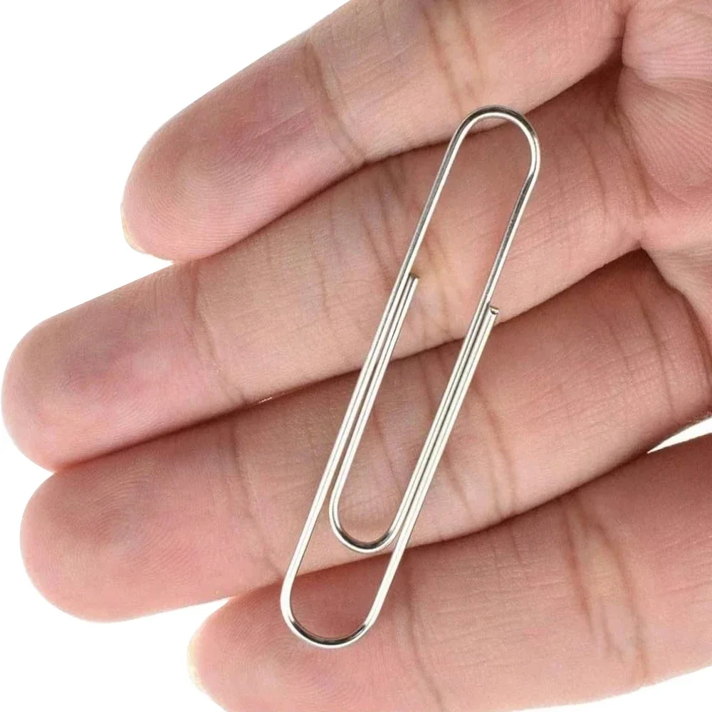 Data storage and filing paper clip metal material stationery school office supplies bookmark mark clip data fixing pin