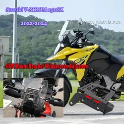 For SUZUKI V Strom 250 SX GPS Mount Bracket Windscreen Adjusters 2022 2023 2024 Motorcycle Modifications Accessories
