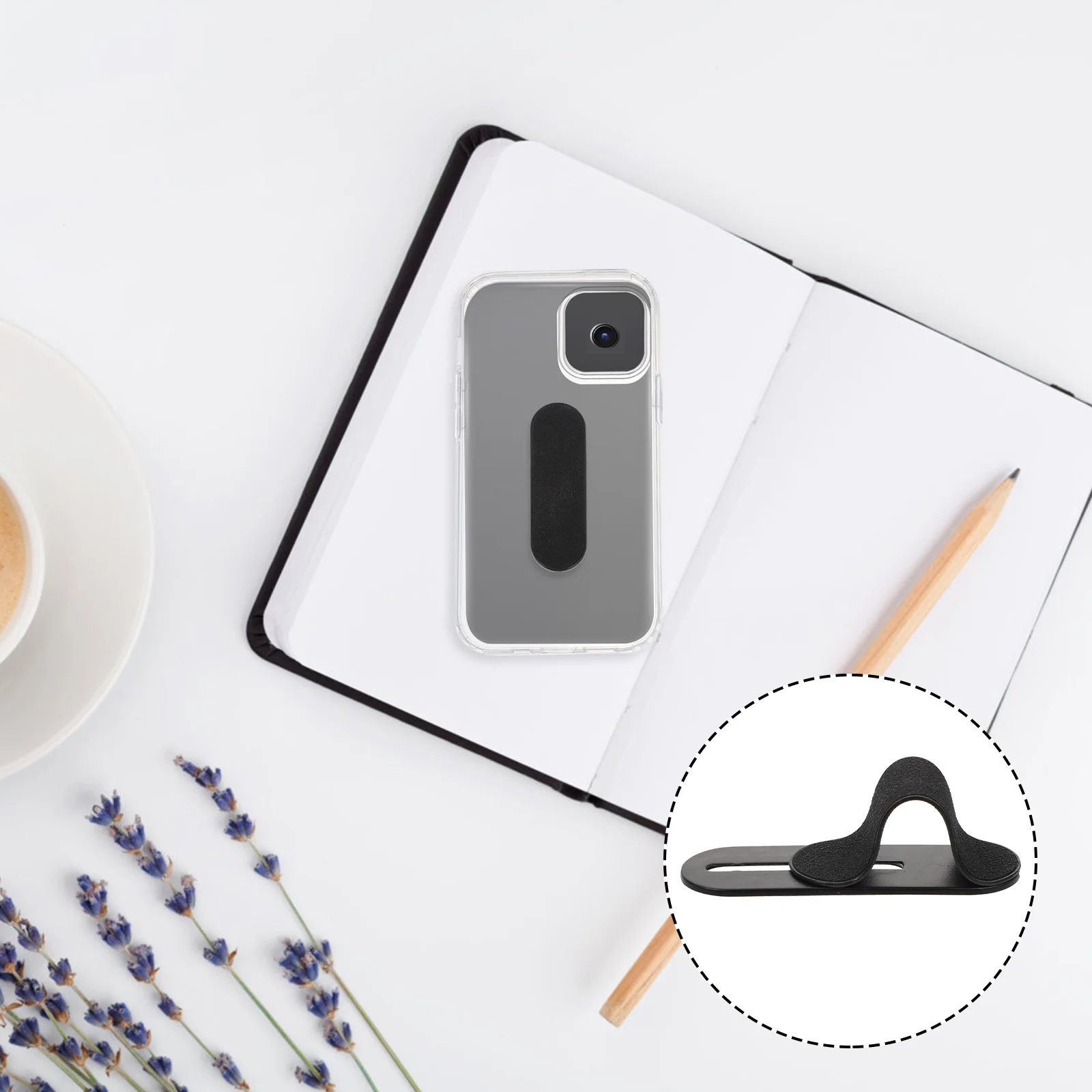 Adjustable Abs Phone Ring Holder Cell Phone Stand Mobile Phone Grip Kickstand Finger Holder Anti Slip Portable Phone Holder