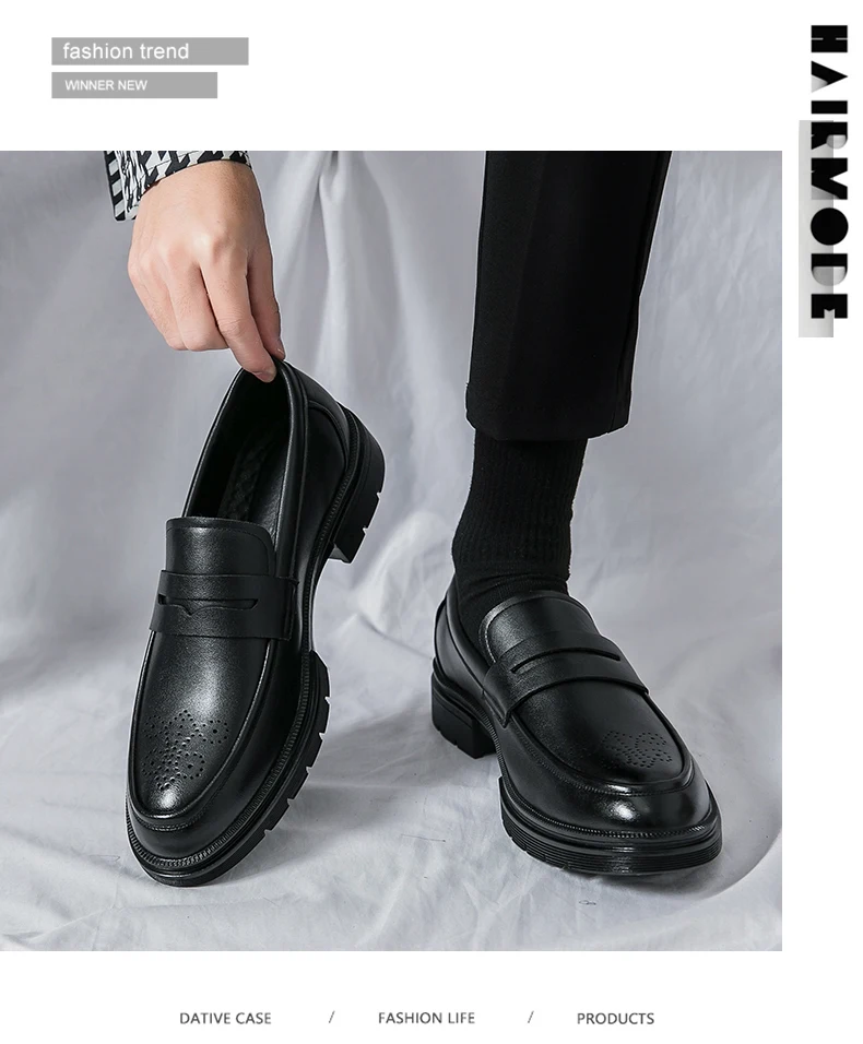 Zapatos Brogue clásicos para hombre, zapatos de cuero de tendencia para bodas y eventos sociales, zapatos de vestir de alta calidad para hombre, zapatos informales de negocios para hombre