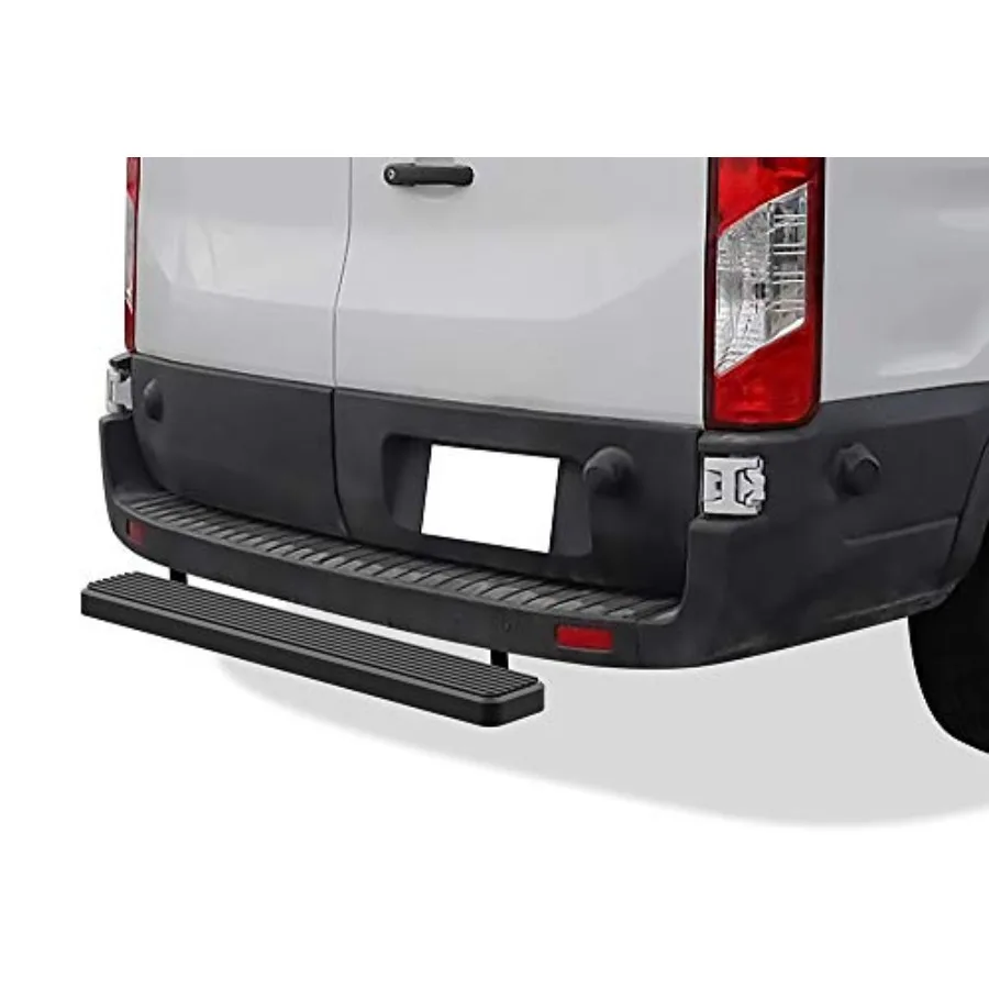 

Rear Step Bar 5 inches Matte Black for Ford Transit 2015-2026 Full Size Van excl. 2022-2026 E-Transit Nerf Bars Side Steps Side