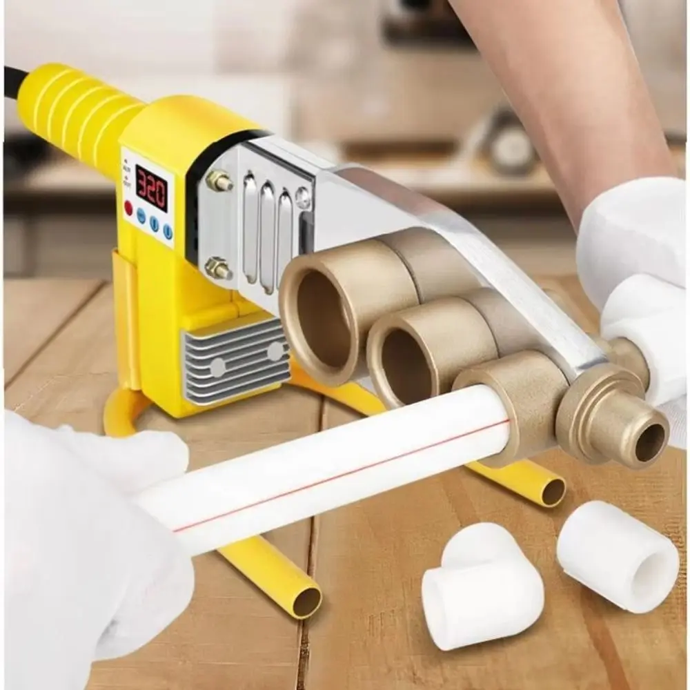 일정한 온도의 급속 용접 기계 EU 플러그 새로운 디자인 열 퓨즈 수도관 용접기 급속 가열 기능