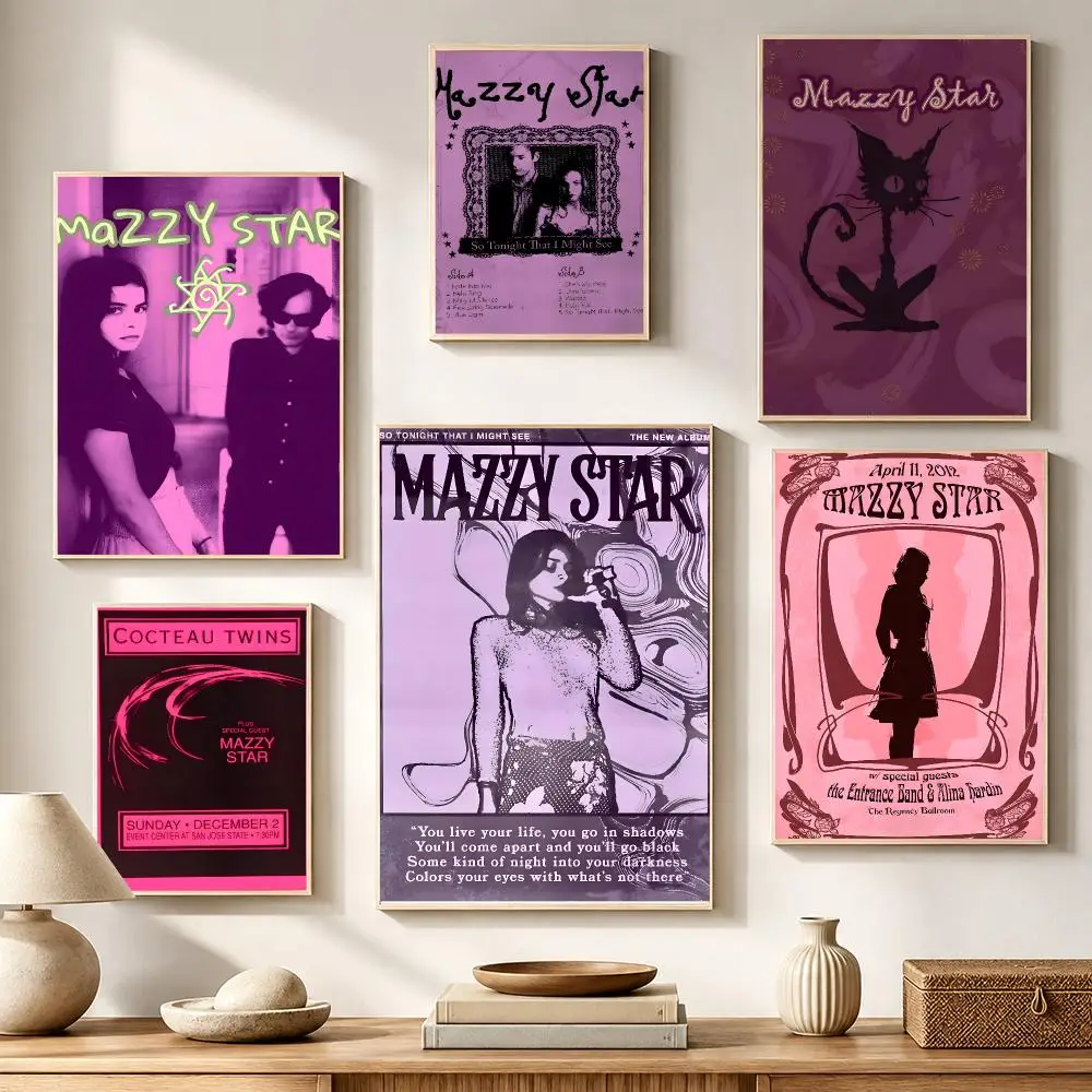 Mazzy Star Poster High-definition waterproof stickers, suitable for home décor, gifts, and holiday decorations