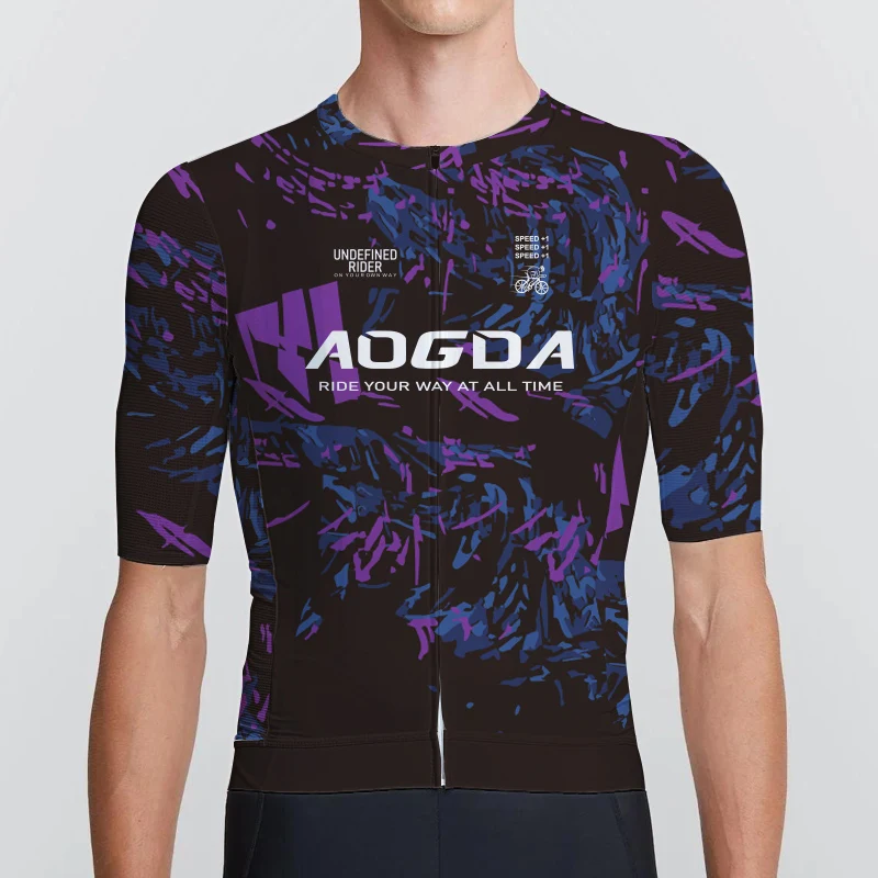 

AOGDA 2026 Lightweight Fast Drying Bicycle Clothing,Aero Fit Breathable Bike Jersey,Performance Cycling Jersey Men