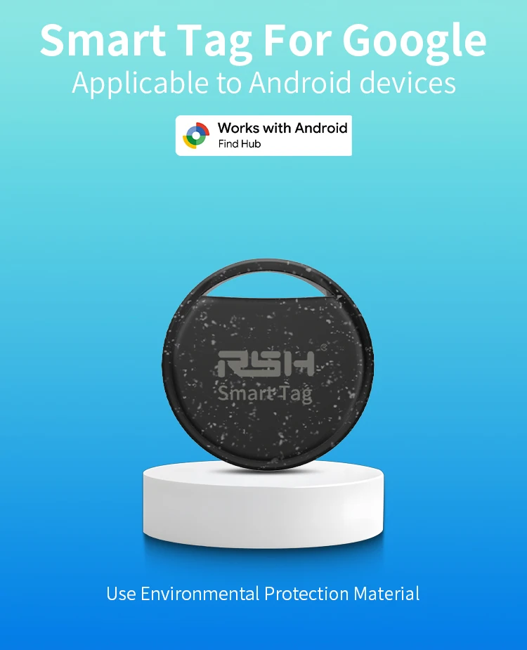 RSH Security Tracker Wallet Gepäck Koffer Box Locator Anti Lose für Android Smart Tag Arbeit mit Google Find für Samsung OnePlus – Detail 1