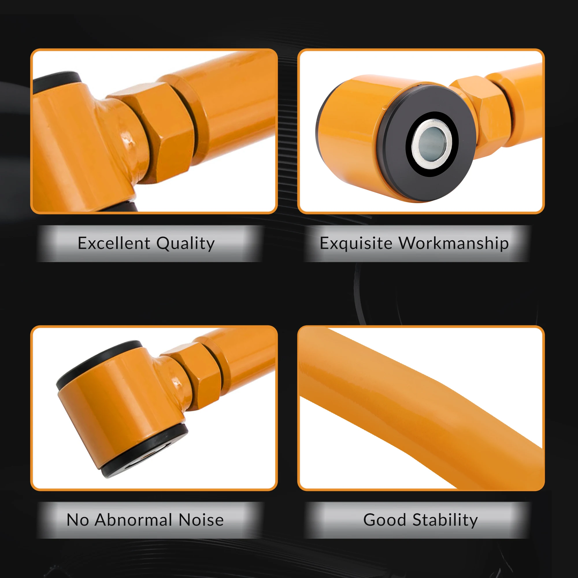 4 Stuks Front Upper & Lower Verstelbare Draagarm Voor Jeep Cherokee Xj 1986-2001 Voor Jeep Grand Cherokee 99-04