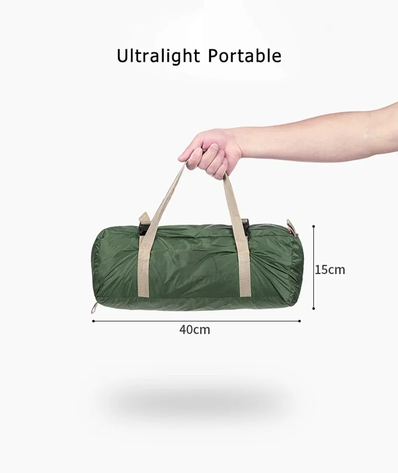 Naturehike 2026 Neues Campingzelt Ultraleicht Tragbar Wasserdicht 1-Personen-Nylon-Wanderzelt Fahrrad-Rucksack-Zelte – Detail 6