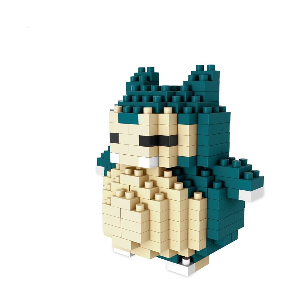 NO BOX Pokemon Kleines Gebäude Pokemon Nanoblock Cartoon Pikachu Bildung Spiel Grafik Pokemon Spielzeug für Kinder Geburtstag