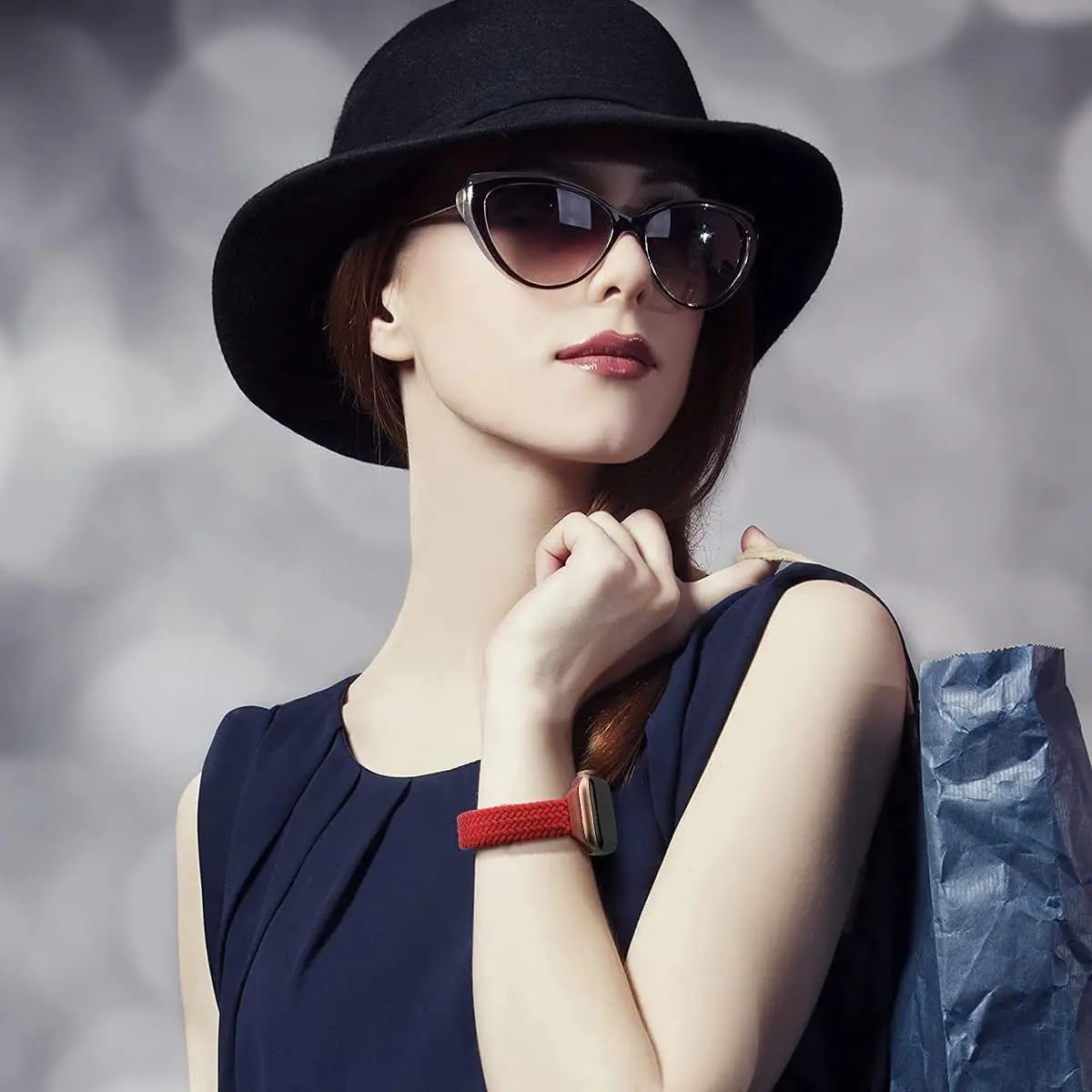 Плетеный нейлоновый ремешок для Apple watch 40 мм 41 мм 45 мм 46 мм 44 мм 38 тонкий браслет iWatch серии 9 8 7 10 se Ultra2 49