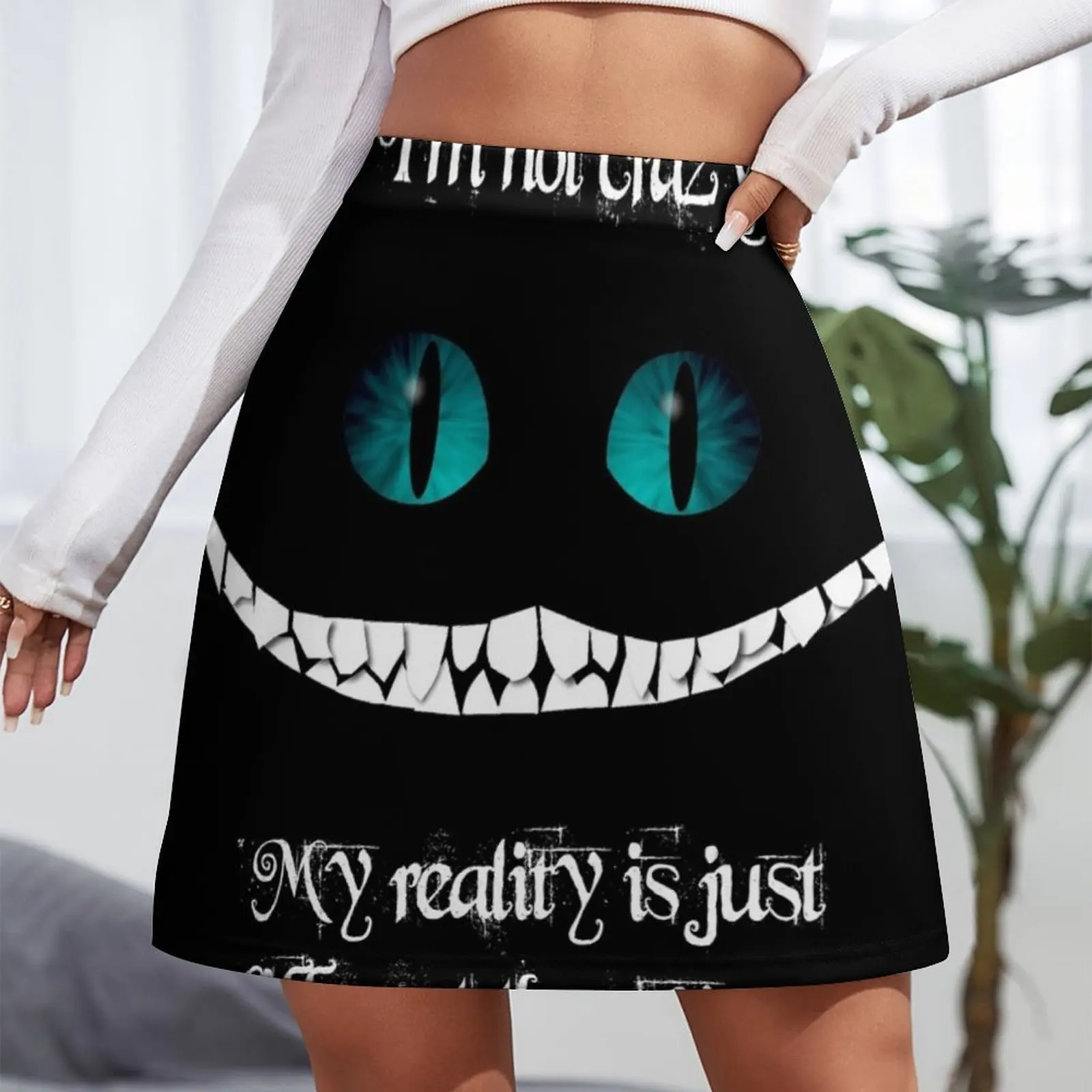 I'm not crazy. My reality is just different than yours Mini Skirt Sexy mini skirt sexy skirt Women's summer skirt