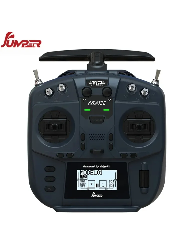 Jumper T12 Max Sender Funksteuerung 2,4GHz Eingebautes 500mW ExpressLRS ELRS Modul Funksteuerung für RC FPV Drohnen-Teile