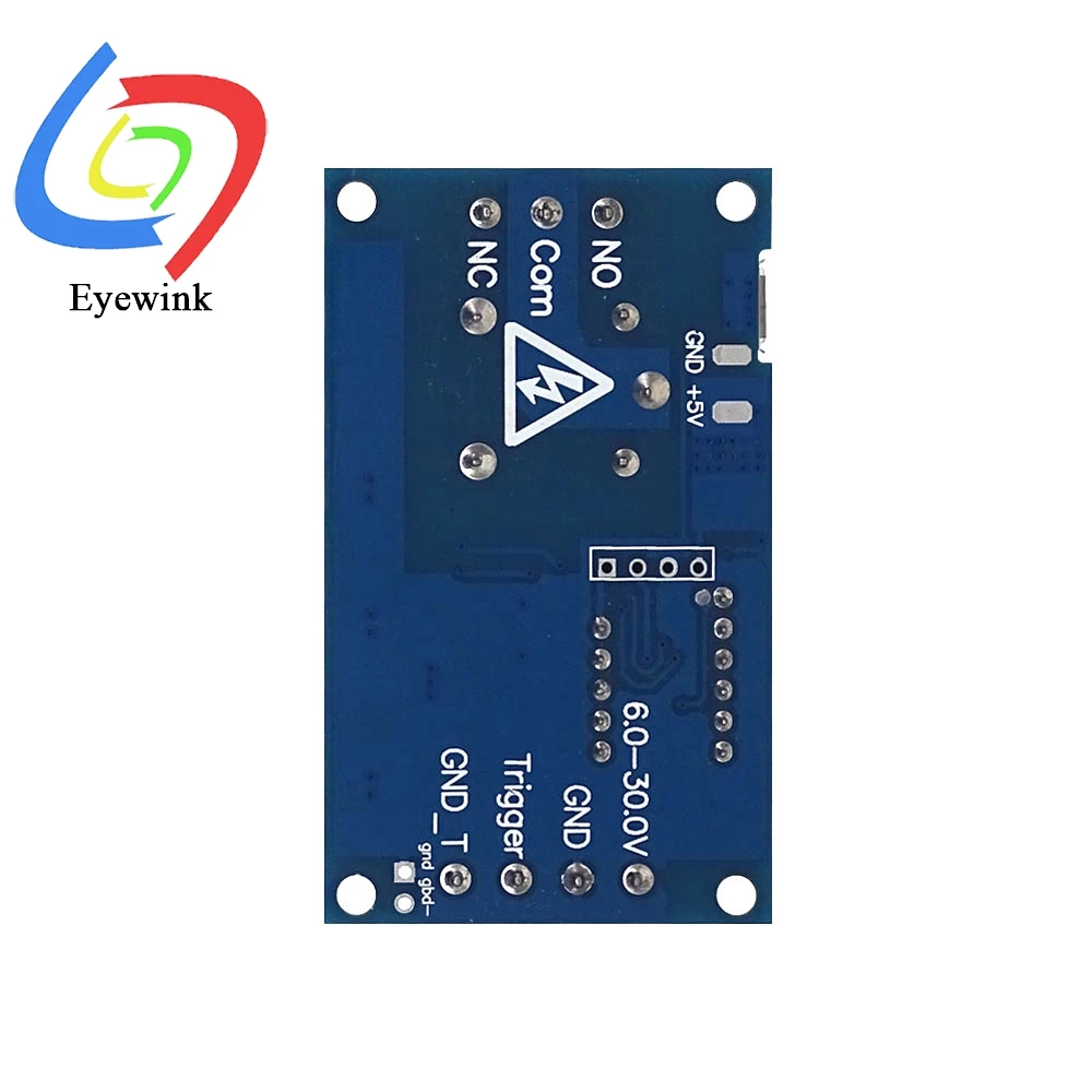 DC 6-30V Timer Relay Programmable Delay Relay Module Cycle Timer with LED Display 6V 9V 12V 24V Support Micro USB image 5