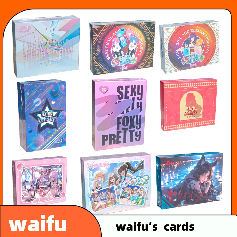 Goddess Story Booster Box Waifu Collection Cards Sexy Cards Anime Girl Party Swimsuit Bikini Feast Child Kids Toy And Hobby Gift