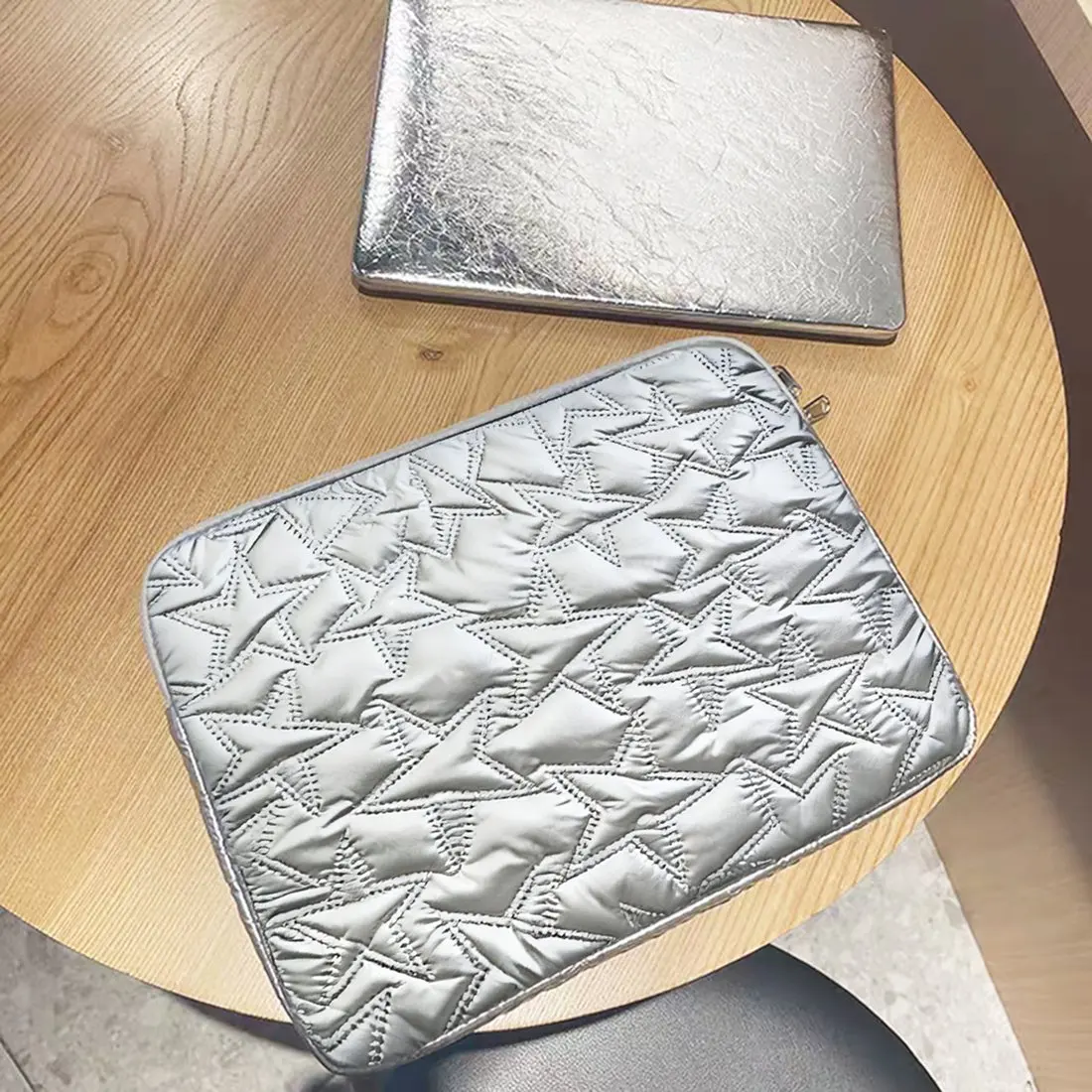 [Trending Offer] Star-Shaped Solid Color Pleats Tablet Case for 11-14inch Tablet for Sleeve Case Protective Laptop Storage Bag