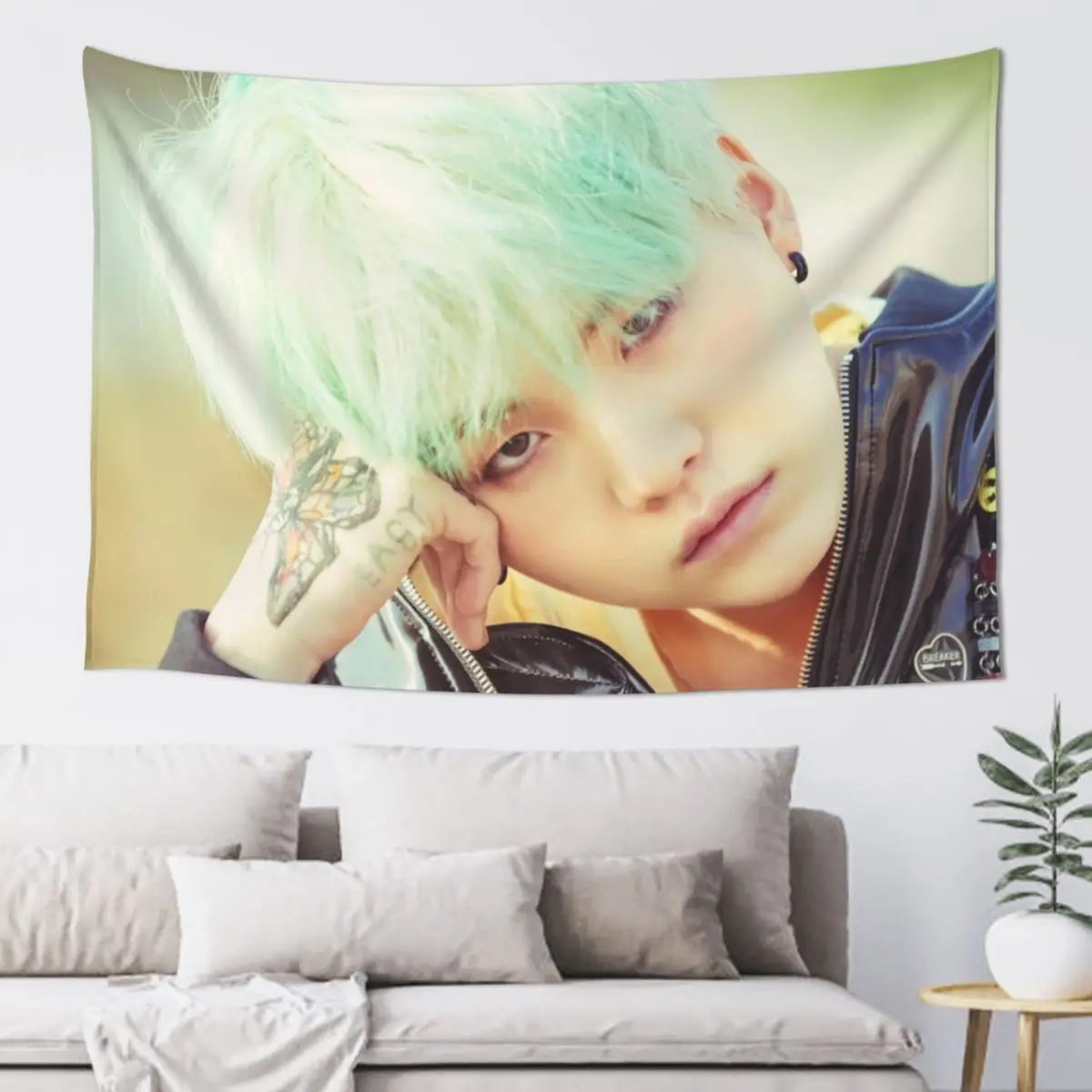 

suga Tapestry Room Aesthetic Wall Decorations Tapestry