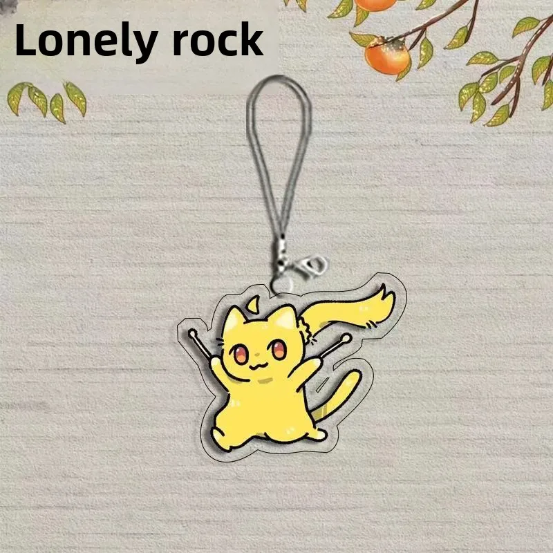 Bocchi The Rock! Gotoh Hitori Phone Chain Anime Figure Ijichi Nijika Yamada Ryo Kita Ikuyo Mobile Phone Pendant Strap Keyring