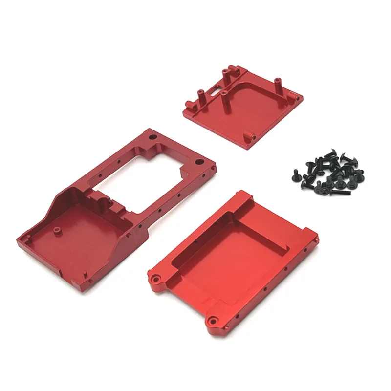 MN168 MN78 Metal Gearbox Mount Base Motor Holder Beam Crossbeam Set 1/12 RC Car Upgrade Parts Accessories