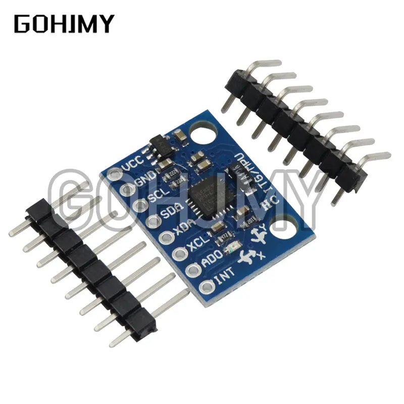 10PCS/Lots Standard I2C GY-521 MPU-6050 MPU6050 Module 3 Axis Analog Gyro Sensors + 3 Axis Accelerometer Module