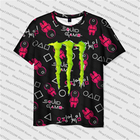 Monster Energy Jersey Motorcycle Racing Outdoor Off-Road 2025 T-Shirt Men Women Tee Short Sleeve Tops Shirts Game Movie Colors