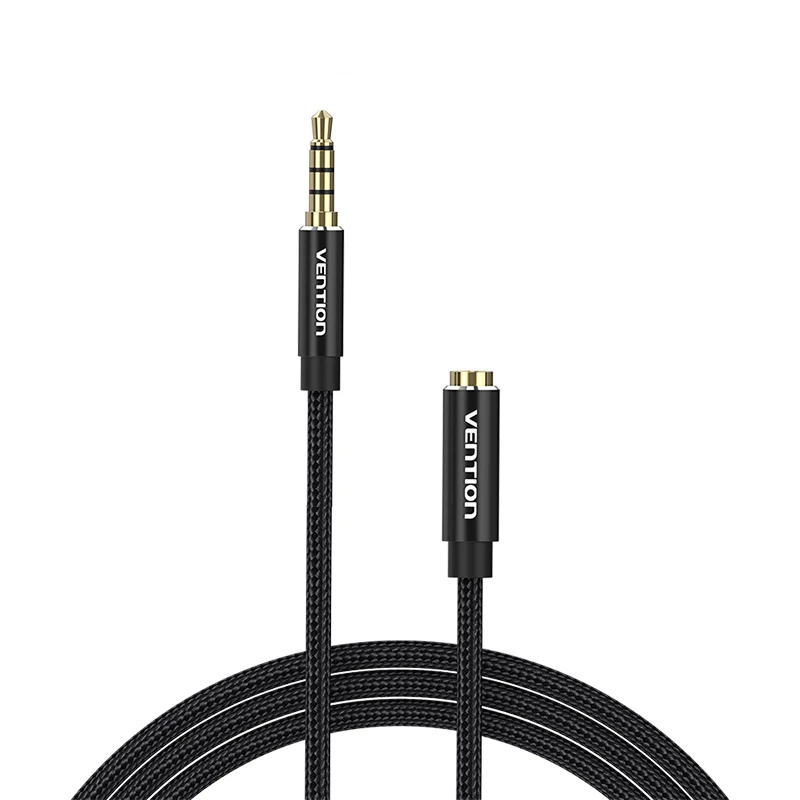 Vention Jack 3,5 mm Aux-verlengkabel 1m 2m 3m voor auto laptop mini pc tv Xiaomi Huawei stereo audio jack hoofdtelefoon speaker kabel