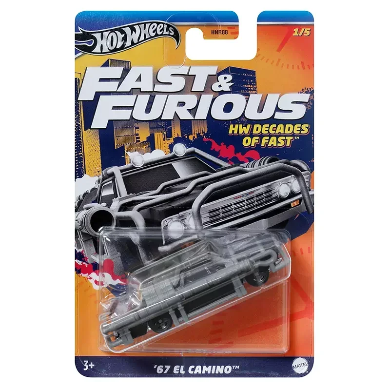 Genuine Hot Wheels HW Decades of Fast Alloy Car Model Toys for Boys 1:64 Fast & Furious Gift Camaro Chevrolet Buick Hummer Sedan