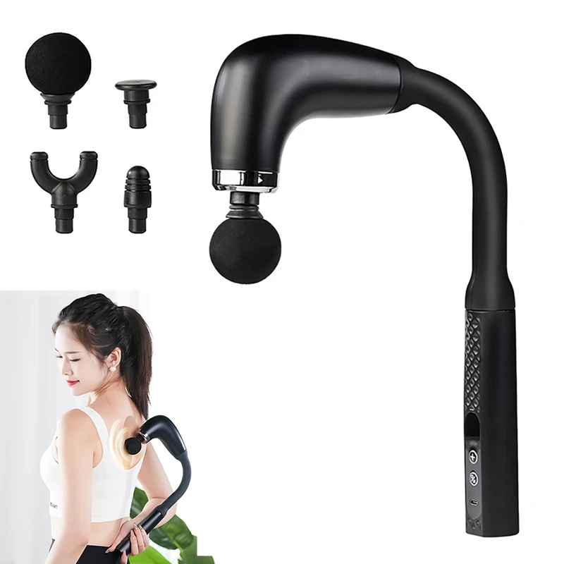 

Smart Massage Gun Electric Massager Rechargeable Handheld Back Artifact Body Massage Hammer for Waist Back Leg Relaxation
