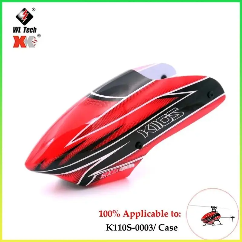 Wltoys xk k110s rc helicóptero lâminas engrenagem metal cauda motor rotor cabeça dossel esc receptor placa servo eixo principal parafusos peças