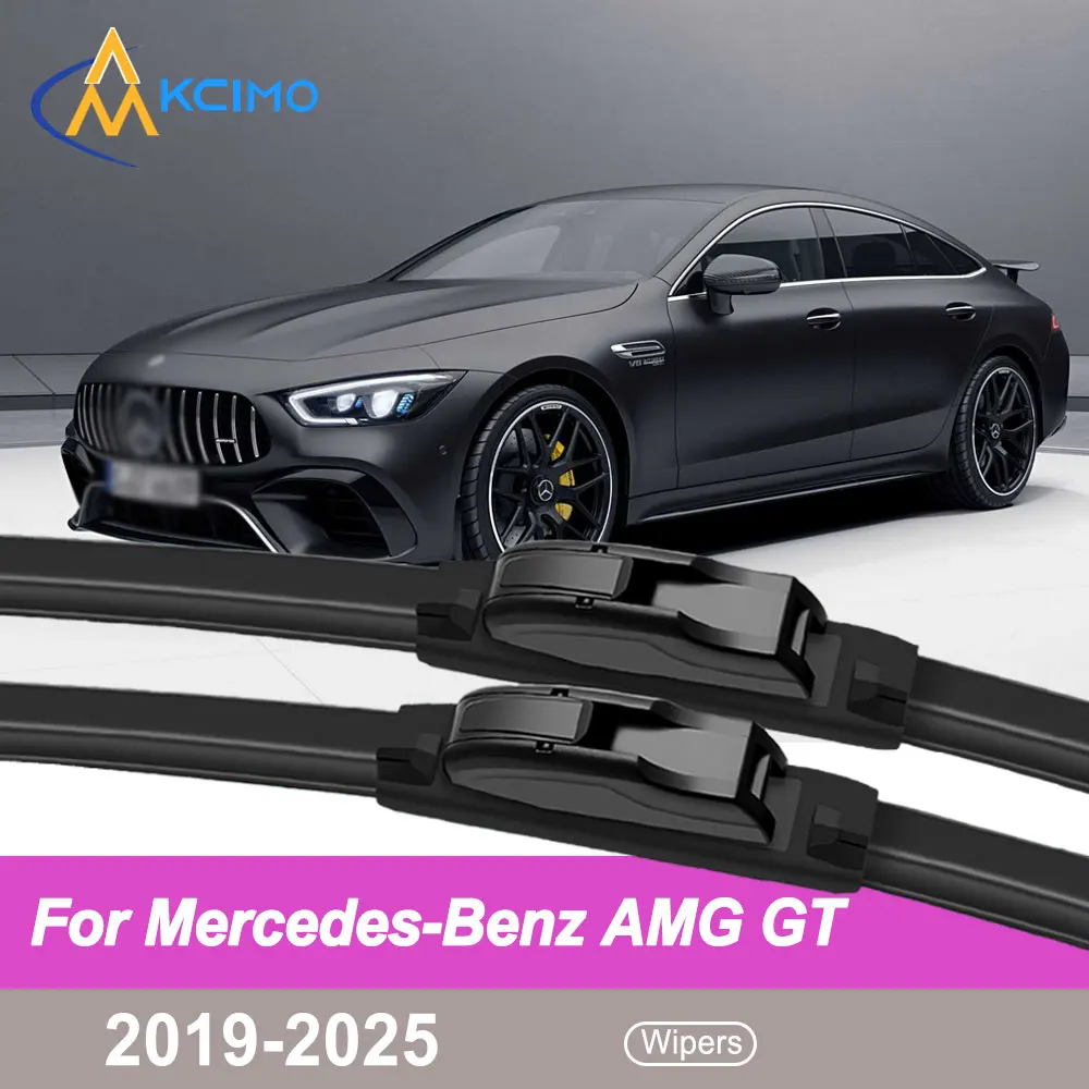 

For Mercedes-Benz AMG GT 4-Door Coupe X290 2019-2025 Clean Quiet Windshield Wiper Windscreen Window Car Accessories