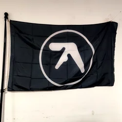 Music Theme Double-Sided Flag 90x150cm 100% Polyester Weather-Resistant Vibrant Colors for Indoor/Outdoor Wall Decoration Aphex